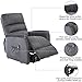 BONZY Contemporary Power Lift Chair Soft and Warm Fabric with Remote Control for Gentle Motor, Slate Gray