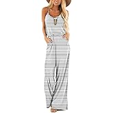 Lacozy Womens Casual Loose Sleeveless Spaghetti Strap Wide Leg Pants Jumpsuit Rompers