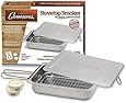 Stovetop Smoker - Stainless Steel Indoor Or Outdoor Smoker Works On Any Heat Source - with Recipe Guide and Wood Chips