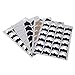 Chris-Wang 10 Sheets Gold/Silver/Black/White/Brown DIY Scrapbook Album Photo Mounting Corners Sticker Self-Adhesive Embossed Cardstock(Toatl Pack of 240)