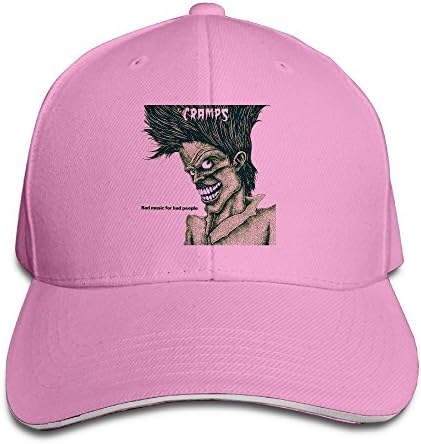 Unisex The Cramps Bad Music For Bad People Funny Sandwich Cap Trucker Hats