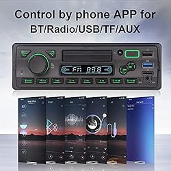 LXKLSZ Car Stereo with Bluetooth Single Din with