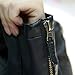 VANGULL Women Ladies Zipper Slim Biker Motorcycle PU Leather Jackets Punk Rock Coats (M, Black)