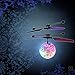 Leegor RC Toy Epoch Air RC Flying Ball, RC Drone Helicopter Ball Built-in Shining LED Lighting for Kids Teenagers Colorful Flyings for Kids Toy Christmas Gift (Blue)