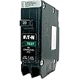 Eaton BRP120AF 20 amps Combination AFCI Single Pole Circuit Breaker, Black