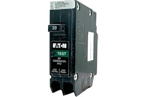 Eaton BRP120AF 20 amps Combination AFCI Single Pole Circuit Breaker, Black