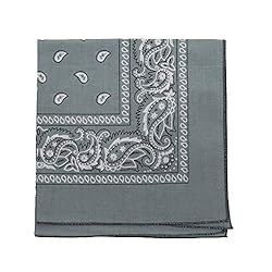 Motique Accessories 22 Inch Cotton Paisley Bandana