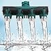 TedGem 4 Ways Garden Hose Splitter - Heavy Duty Garden Water Hose Splitter, Ball Valve Hose Connector with 10 Free Washers for Sprinkler, Outdoor Faucet, Drip Irrigation Systems & Lawns Product