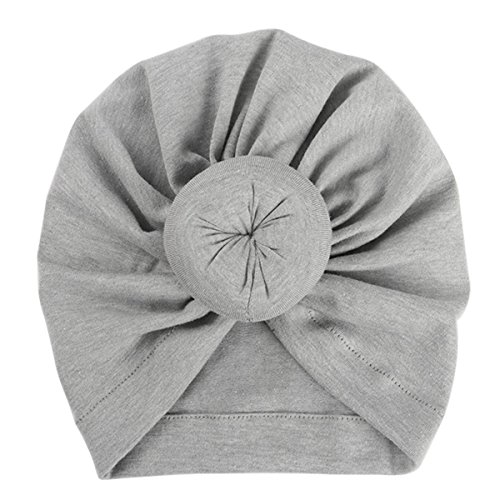 5pcs Newborn Baby Cotton Cloth Turban Toddler Rabbit Hospital Hat Ear Hat Kids Set Head Cap (NN65) - Thumbnail 6