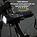 LED Flashlight By RemLite. Includes 1000 Lumen Black Tactical Flashlight With Rechargeable Battery. Best For Fishing And Camping. Made of Military Grade Aluminum