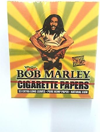 BOB MARLEY KING SIZE CIGARETTE PAPERS 5 BOOKLETS
