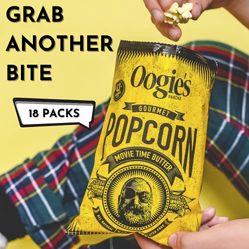 Oogie’s Gourmet Popcorn Movie Time Butter Flavor Individual Buttery