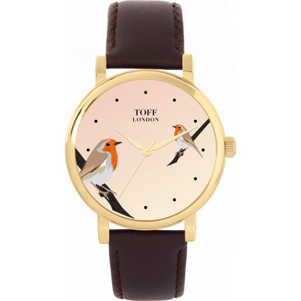 Toff London Ladies Robins Bird Watch