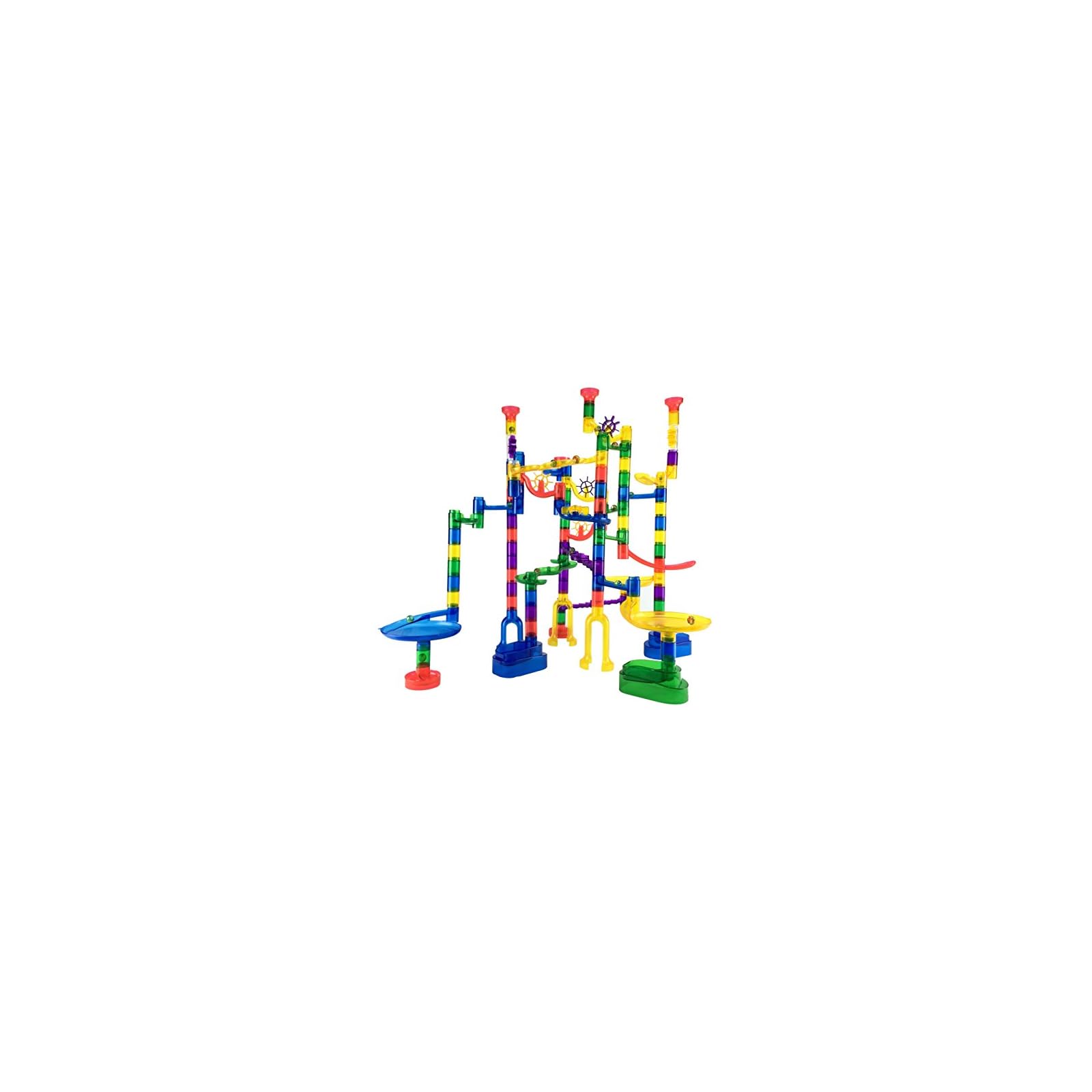 Marble Genius Marble Run Super Set 100 Complete Pieces + Free