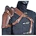 Epic Armoury: Warriors Single Pauldron Leather Shoulder Armor Brown Large