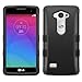 LG LEON Case ; Phonelicious (Tm) For LG LEON (C40) LG POWER (L22C) Heavy Duty Rugged Impact Armor Symbiosis Hybrid Dynamic Verge Case Robust Phone Tuff Cover + Premium Clear Screen Protector Combo & Phonelicious Stylus Pen (BLACK/BLACK TUFF)