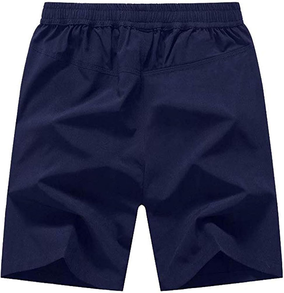 JINSHI Men's Outdoor Quick Dry Lightweight Sports Shorts Zipper Pockets : Clothing