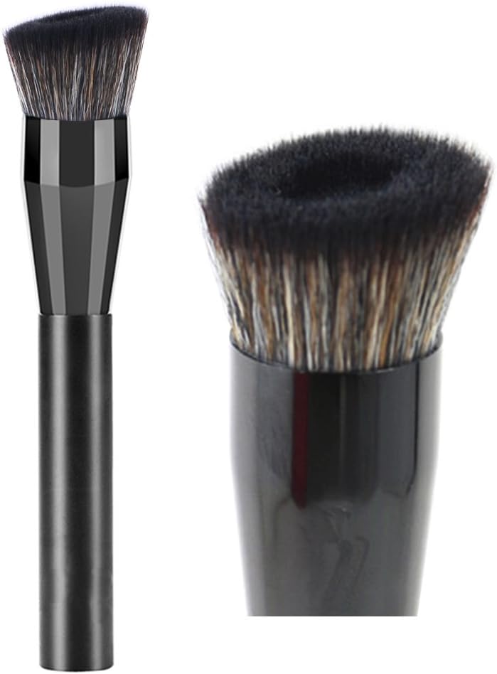 Vela.Yue Liquid Foundation Makeup Brush Angled Perfecting Face Cream Crease Blending Buffing Make Up Brush