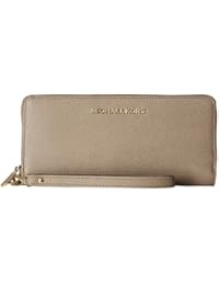 Michael Kors Jet Set Travel Zip Around Continental Saffiano Leather Wallet