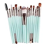 Tenworld 15 pcs Makeup Brush Set Tools Make-up Toiletry Kit Wool Make Up Brush Set