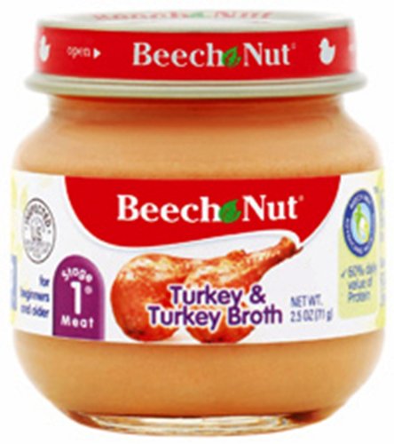 beechnut turkey and broth baby food