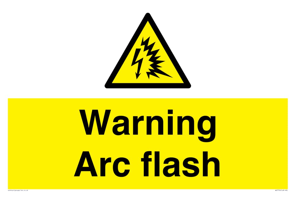 Warning Arc flash Sign - 600x400mm - A2L
