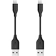 [2 Pack] Anker Powerline Lightning Cable (4 inch) Apple MFi Certified - Lightning Cables for iPhone Xs/XS Max/XR/X / 8/8 Plus