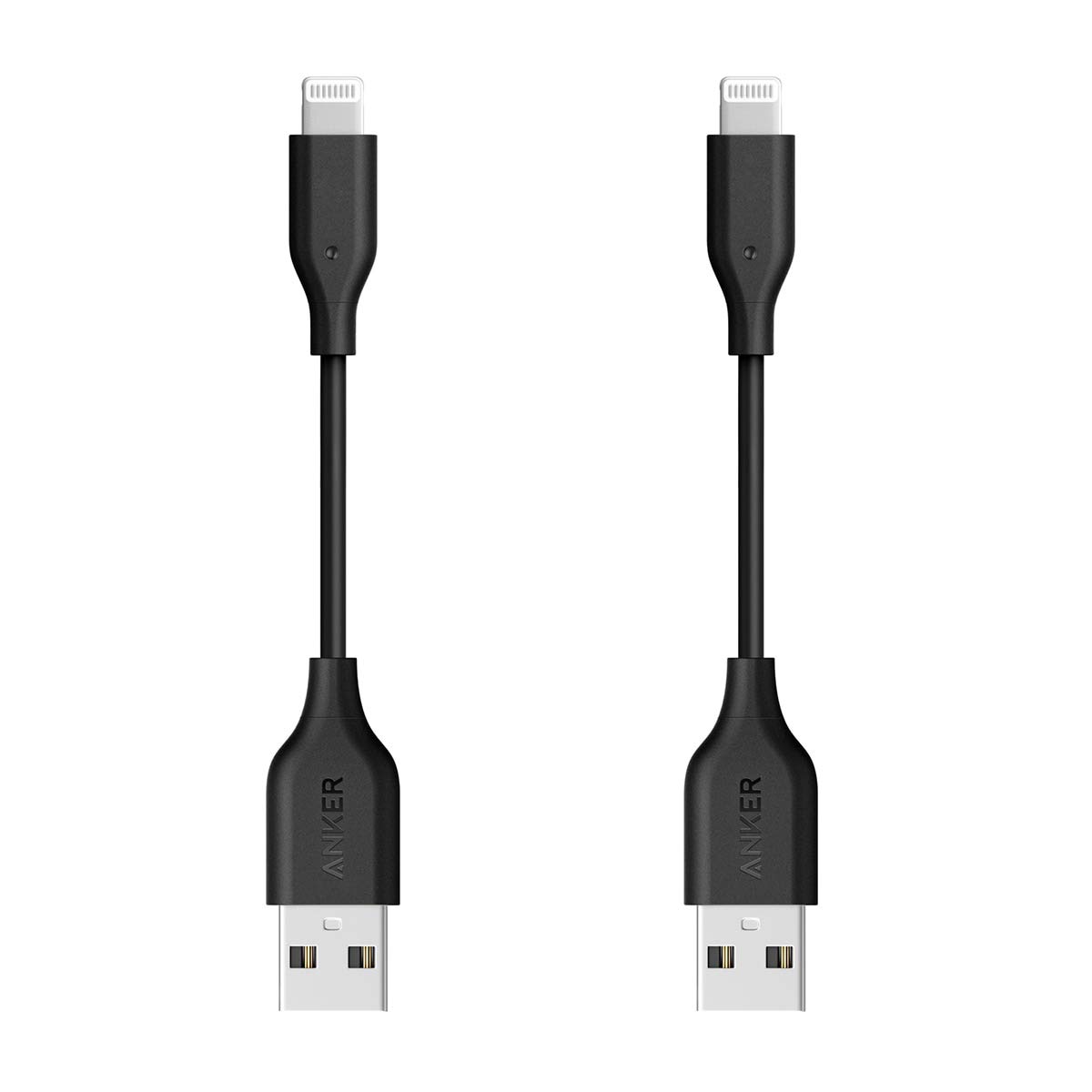 Anker [2 Pack] Powerline Lightning Cable (4 inch) Apple MFi Certified - Lightning Cables for iPhone XS/XS Max/XR / X / 8/8 Plus / 7/7 Plus, iPad Mini / 4/3 / 2, iPad Pro Air 2