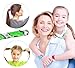 J-hong Mermaid Slap Bracelet for Party Favors, Birthday, Two-Color Mermaid Bracelet&Mermaid Slap Decorative Reversible Charm Sequins for Girls,Boys, Kids and Women(6 Pack)