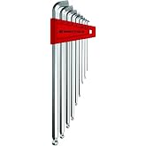 PB Swiss Tools PB 2212LH-10 Ballend hex wrench set long stubby tip