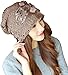 Womens Lace Flower Head Cap Beanie Hat Cap Turban