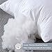 HIPPIH 18 x 18 Pillow Inserts Set of 4, Hypoallergenic Decorative Square Pillow Form Insert with Zips, White