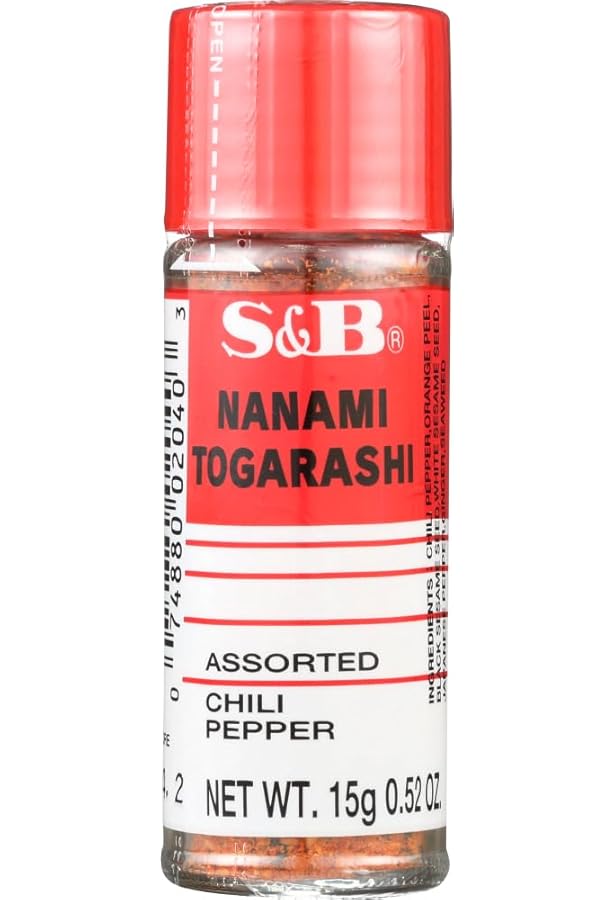 S&B Shichimi Seven Spice Chili Pepper, 0.52 Ounce (Pack Of