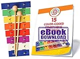Xylophone for Kids + Color-Coded Songs just for this 8 Notes Glockenspiel