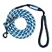Phydeaux’s Mountain Climbing Rope Dog Leash - 6 ft Long - Premium Quality - Perfect for Medium and Large Dogs (Blue)