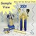 Confetti Year 2017 Gold - 2 Half Oz Pouches (1 oz) FREE SHIPPING --- (7282)