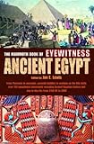 Front cover for the book The Mammoth Book of Eyewitness Ancient Egypt by Jon E. Lewis