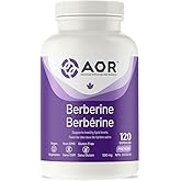 AOR - Berberine 500mg, 120 Caps 60-Day Supply - Berberine Supplement for Healthy Lipid Levels, Cardiovascular Health - LDL Ch
