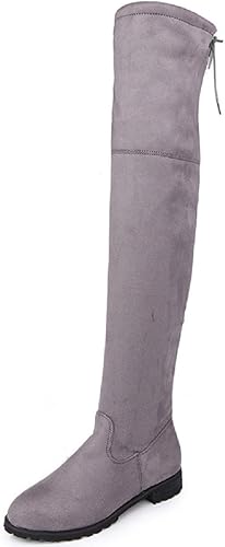Amazon エスシーアイエルエルオ ニーハイブーツ レディース ローヒール ストレッチ ロング ブーツ 高筒ブーツ エンジニアブーツ シンプル 通学 2cm太ヒール カジュアル 防滑 防水 ファッション 滑り止め Scillo エスシーアイエルエルオ ブーツ ブーティ