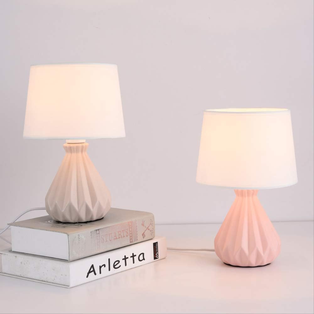 Led Desk Lamp 2pcs Modern Contracted Table Lamp Individual Character Girl Nordic Wind Desk Head Bedroom Sitting Room Amazon Co Uk Lighting