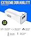 iPhone 8 Charger set, iPhone X / 8/8 Plus / 7 Plus / 7 / 6S / 6 Charger 5W – 2.1 Amp Power adapter Apple MFi Certified Lightning to USB Cable Kit by Ixir – (1 Wall Charger + 1 Cable + 2 Cables)