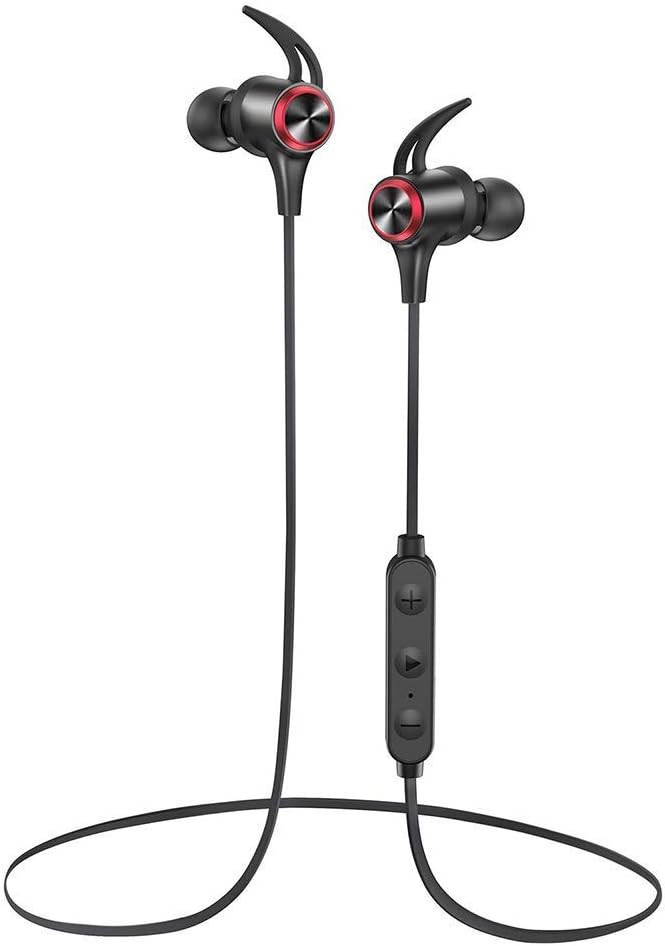 Bluetooth Kopfhörer in Ear【2020 Version】 Boltune Bluetooth 5.0 Sportkopfhörer aptX HD Audio CVC8.0 Mikrofon IPX7 Wasserdicht 16 Std Spielzeit 3EQ Einstellungen Magnetisch Clip für iPhone Android uws.