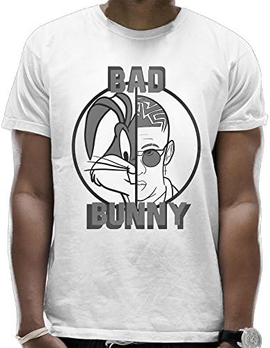 Leslie Studio Bad&Bunny Men's T-Shirt Cotton Adult Tee