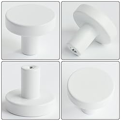 HANIHUA 24 Pack White Cabinet Knobs Dresser