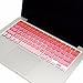 TOP CASE - Faded Ombre Series Keyboard Cover Skin Compatible with MacBook 13