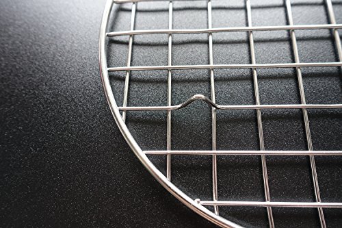 B&S FEEL Multi-Purpose Stainless Steel Round Baking and Cooling Rack, 8.25-Inches - Thumbnail 2