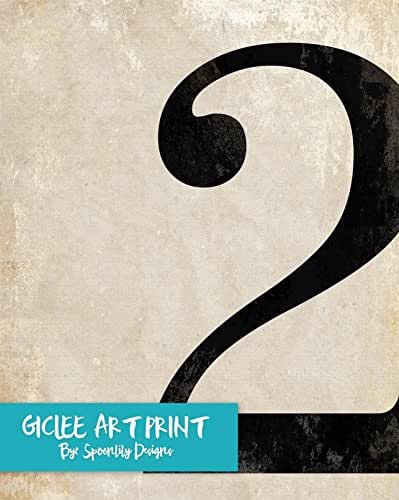 Amazon Number Two Art Vintage Style 2 Numerology Art Print 