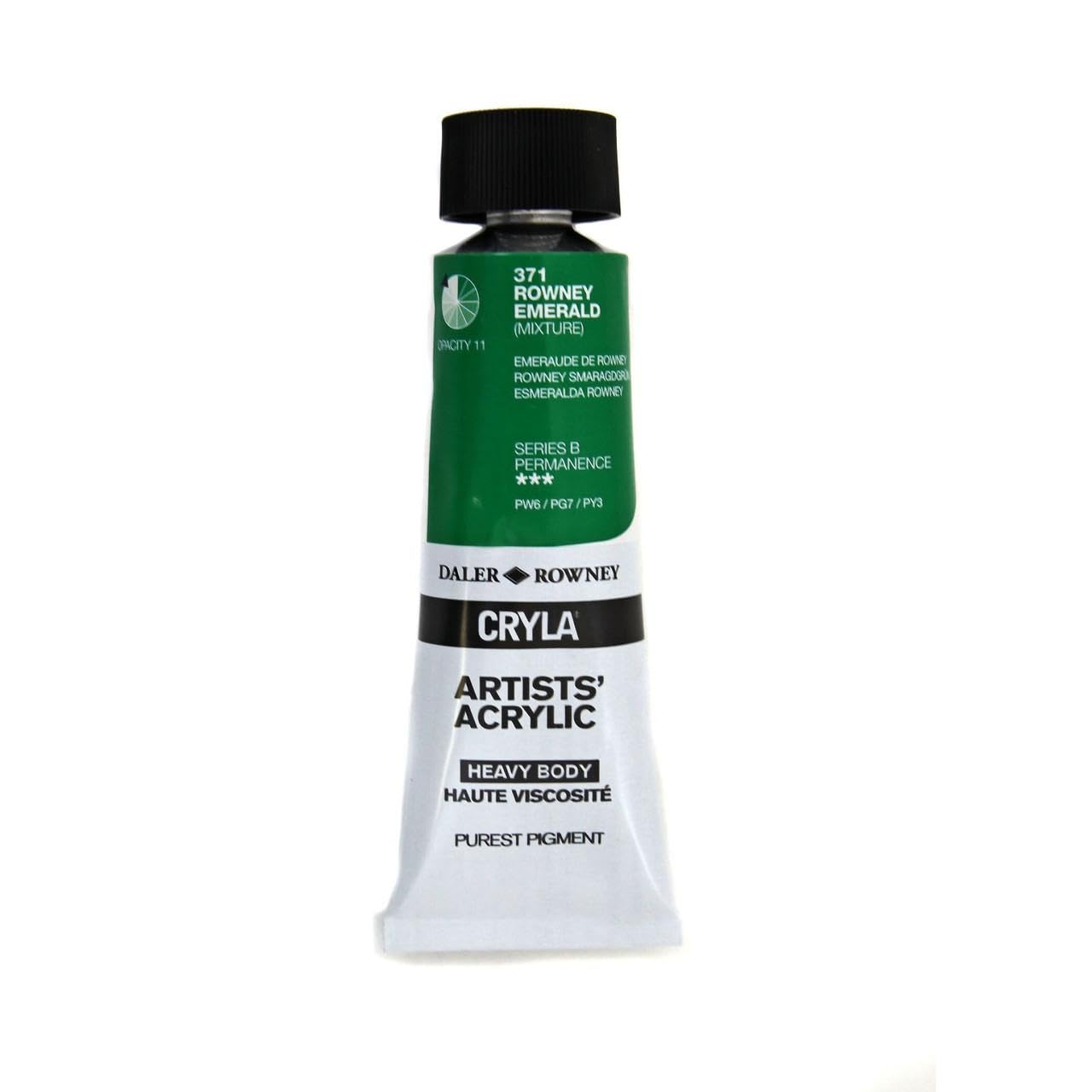 Daler-Rowney Cryla Acrylic 75 ml Rowney Emerald, Professional Artists