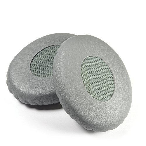 Replacement Earpad ear pad Cushions For Bose ON EAR OE2 OE2i Headphones (GREY) With IT IS Logo Headphone Cable Cord Clip