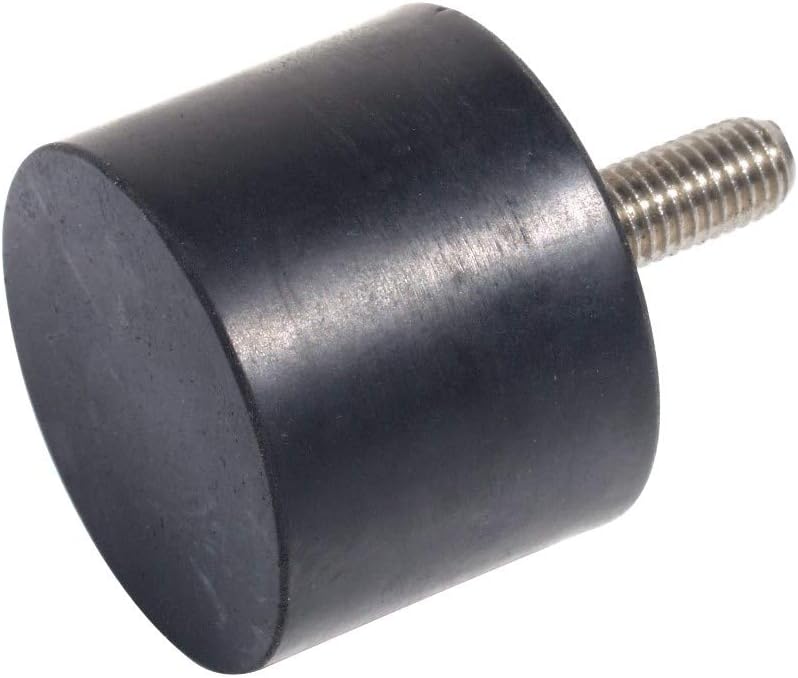 Silent Block Rubber Metal Bump Stop Vibration Damper Buffer 80 x 40 mm M12 x 35 mm Male Thread